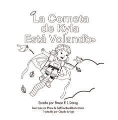La Cometa de Kyla Esta Volando (libro para colorea)